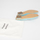 Mansur Gavriel Klapki niebiskie zamszowe