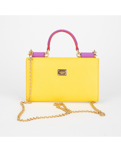 Dolce & Gabbana Torba/portfel zółto-fioletowa