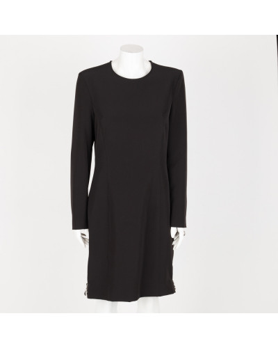 Moschino Ubranie sukienka czarna z zamkami
