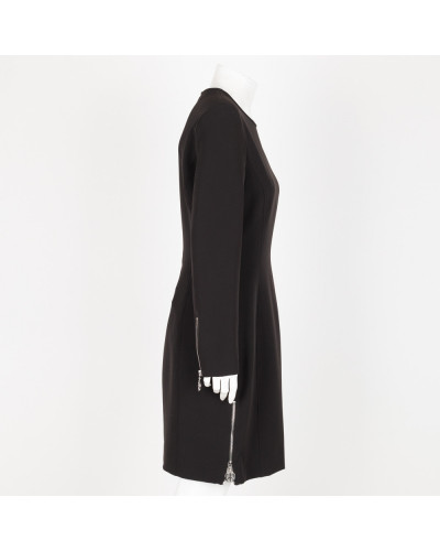 Moschino Ubranie sukienka czarna z zamkami