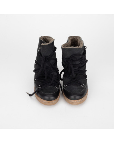 Isabel Marant Buty czarne zimowce nowles