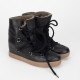 Isabel Marant Buty czarne zimowce nowles