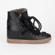 Isabel Marant Buty czarne zimowce nowles