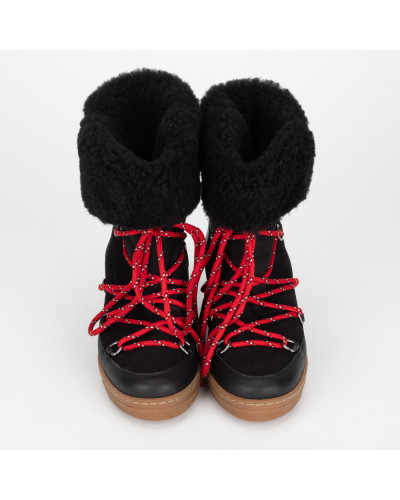 Isabel Marant Buty czarne zimowce