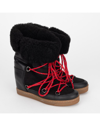 Isabel Marant Buty czarne zimowce