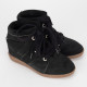 Isabel Marant Buty czarne botki bobby