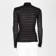 All Saints Ubranie golf  czarny w paski metaliczne
