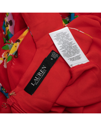 Ralph Lauren Sukienka czerwona w kwiaty