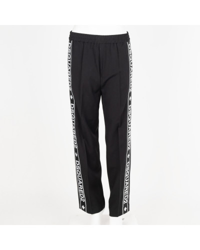 Dsquared2 czarne spodnie z logo