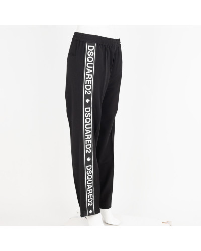 Dsquared2 czarne spodnie z logo