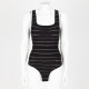 Balmain Ubranie Body czarne w logo