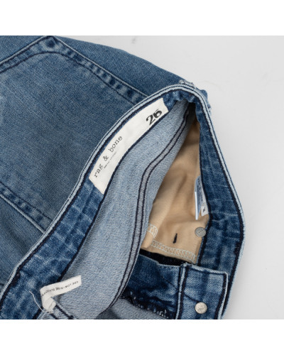 Rag & Bone Ubranie spodnie jeansowe z dziurami