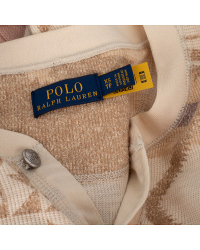 Ralph Lauren Ubranie jasna długa sukienka we wzory