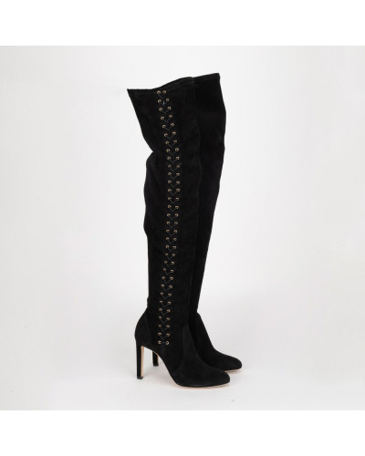 Jimmy Choo Ubranie długie kozaki czarne