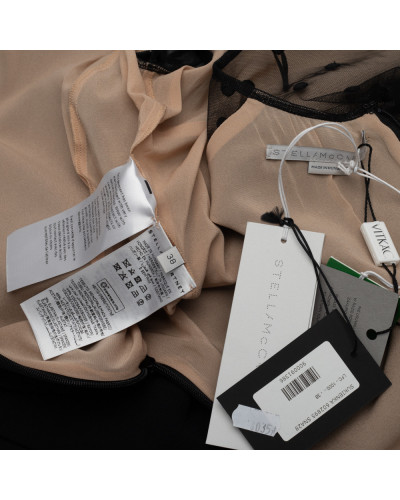 Stella McCartney Ubranie długa czarna sukienka