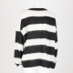 All Saints Sweter w czarno-białe paski