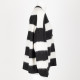 All Saints Sweter w czarno-białe paski