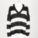 All Saints Sweter w czarno-białe paski
