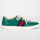 Gucci Buty zielone sneakersy