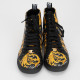 Versace Buty czarne buty sportowe w logo