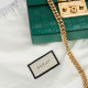 Gucci Torba zielona ze złotym łańcuszkiem