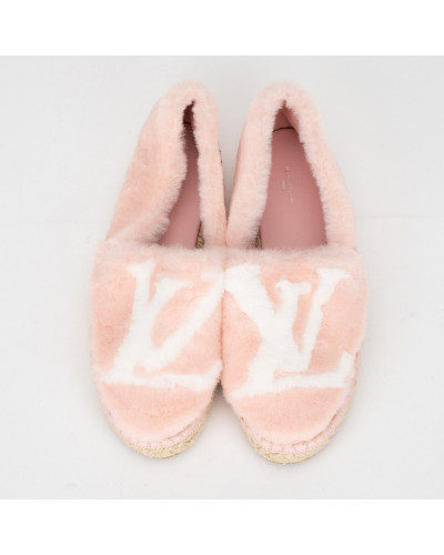 Louis Vuitton Buty różowe espadryle