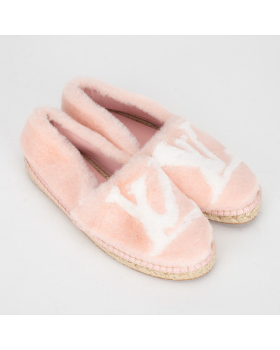 Louis Vuitton Buty różowe espadryle