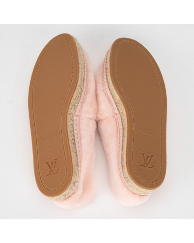 Louis Vuitton Buty różowe espadryle