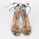 Aquazzura Buty wężowe szpilki