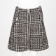 The Kooples Ubranie spódnica z suwakiem w pepitkę