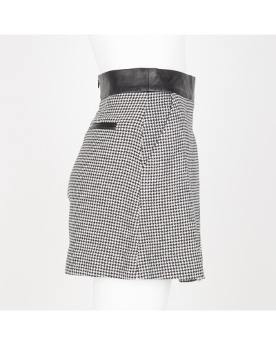 The Kooples Ubranie spódnica mini czarno-biała 36