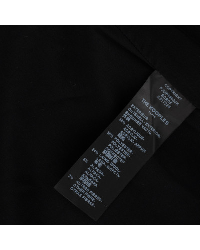The Kooples Ubranie spódnica z suwakiem w pepitkę