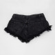 Isabel Marant Ubranie czarne jeansowe spodenki