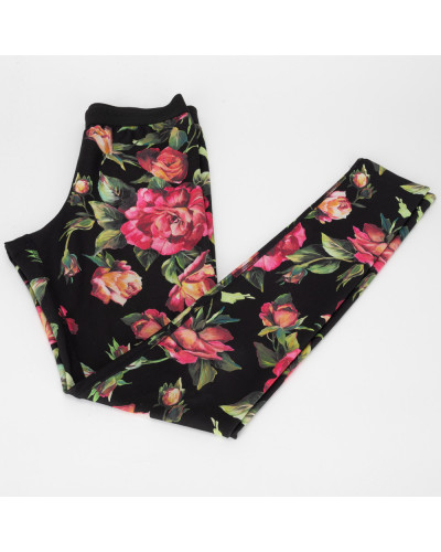 Dolce & Gabbana Ubranie legginsy w róże