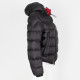 Moncler Kurtka czarna puchowa