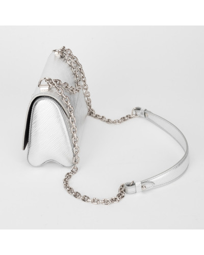 Louis Vuitton Torba mała srebrna Twist