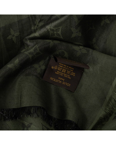 Louis Vuitton Chusta zielona w monogram