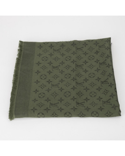 Louis Vuitton Chusta zielona w monogram