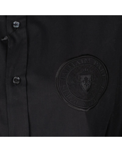 Balmain Koszula czarna meska