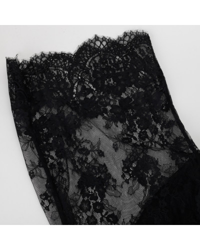 Unravel Project Ubranie spodnie koronkowe czarne