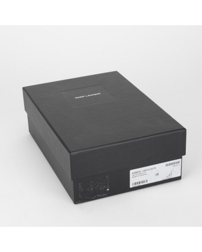 Saint Laurent  Szpilki brazowe w monogram