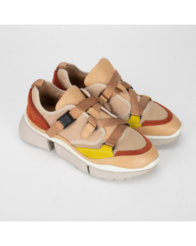 Chloe Buty sportowe beżowe