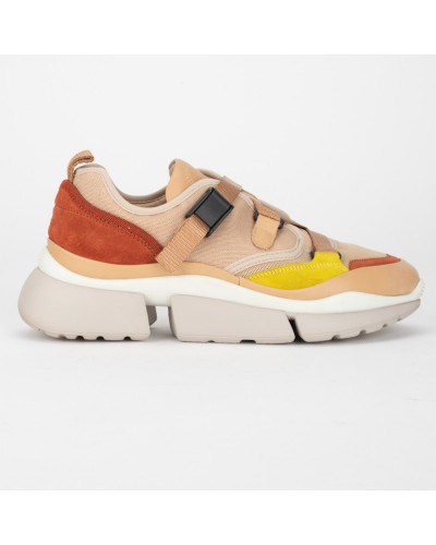 Chloe Buty sportowe beżowe