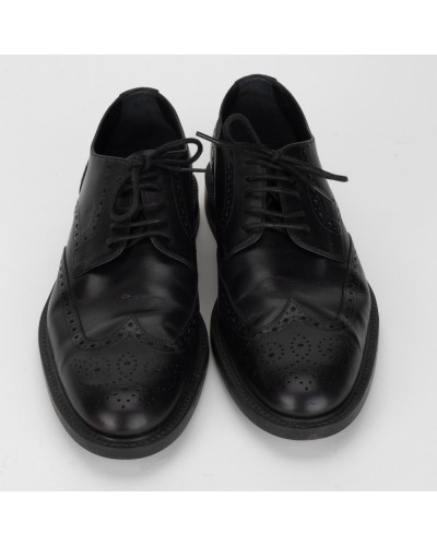 Tod's Buty pantofle czarne meskie