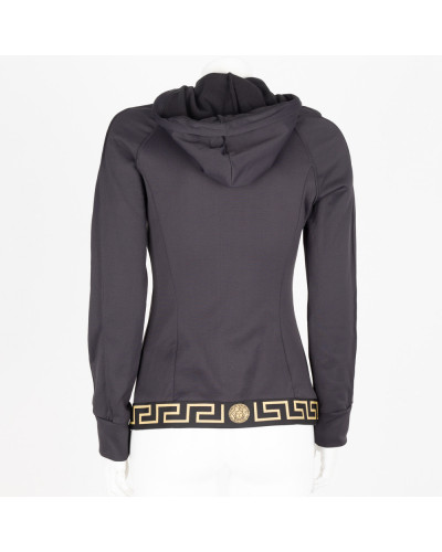 Versace Ubranie bluza czarna z kapturem