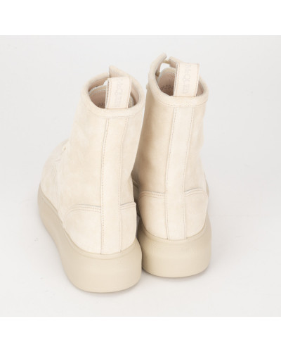 Alexander McQueen Botki bezowe zamszowe