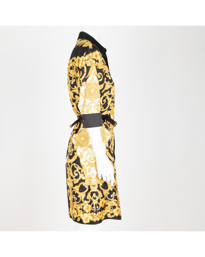 Versace Ubranie czarna tunika we wzory