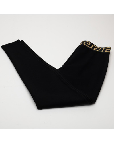 Versace Ubranie czarne legginsy