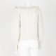 Love Shack Fancy  Sweter we srebrna nitka