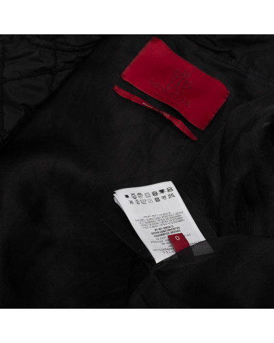 Moncler Płaszcz czarny cienki pikowany
